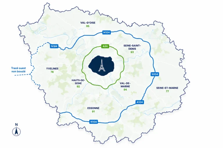Zone d'intervention UrBenne en Île-de-France