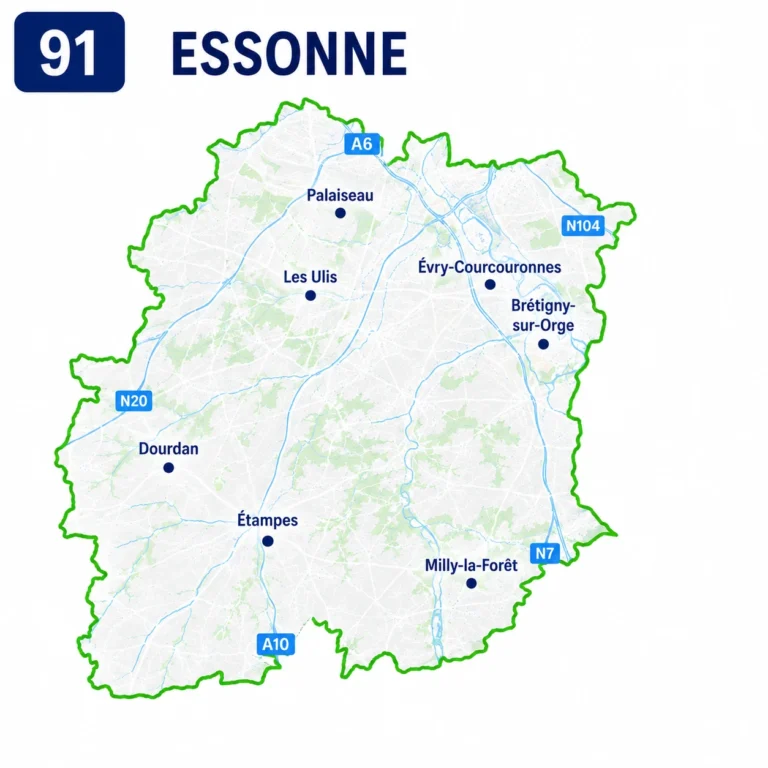 carte essonne 91