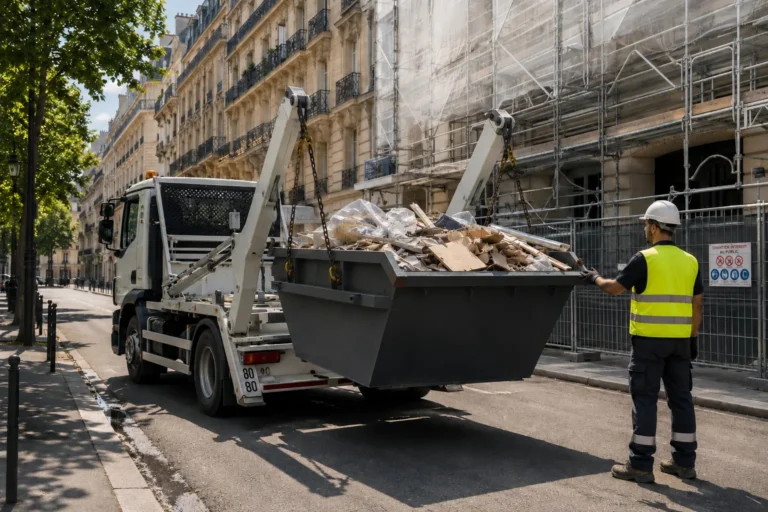hubenne benne chantier paris