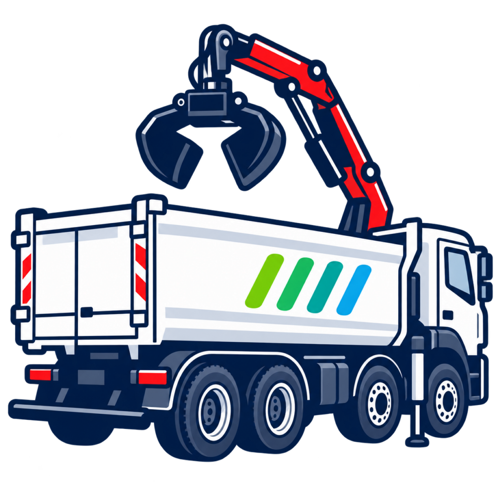 camion grappin hubenne